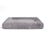 Orthopedic Memory Foam Bed + Pullover Blanket Cover